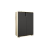 Casa si Gradina - Mobilier - Dulapuri si sifoniere - Dulapuri pantofi - Pantofar Hanah Home, PAL melaminat, 60 x 34 x 97 cm, sapphire stejar/antracit, 469ORN1302 - Infinity.ro