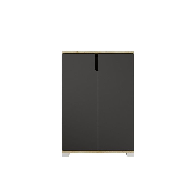 Casa si Gradina - Mobilier - Dulapuri si sifoniere - Dulapuri pantofi - Pantofar Hanah Home, PAL melaminat, 60 x 34 x 97 cm, sapphire stejar/antracit, 469ORN1302 - Infinity.ro