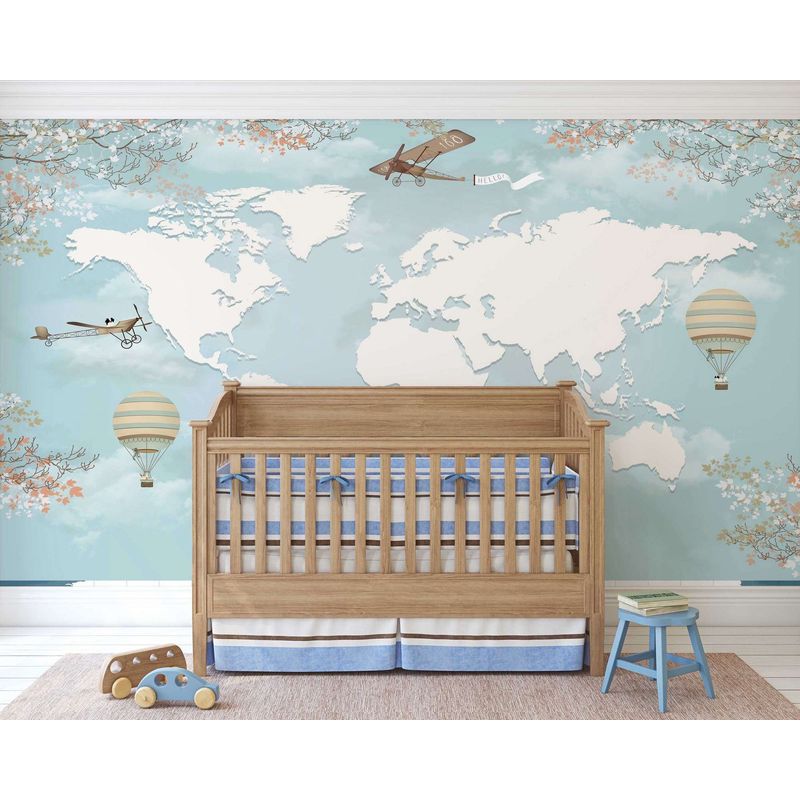 Casa si Gradina - Decoratiuni - Stickere decorative - Sticker decorativ perete Wallxpert, 100 x 100 cm, multicolor, 740ELB1184 - Infinity.ro