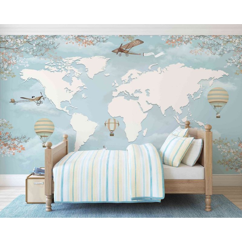 Casa si Gradina - Decoratiuni - Stickere decorative - Sticker decorativ perete Wallxpert, 100 x 100 cm, multicolor, 740ELB1184 - Infinity.ro