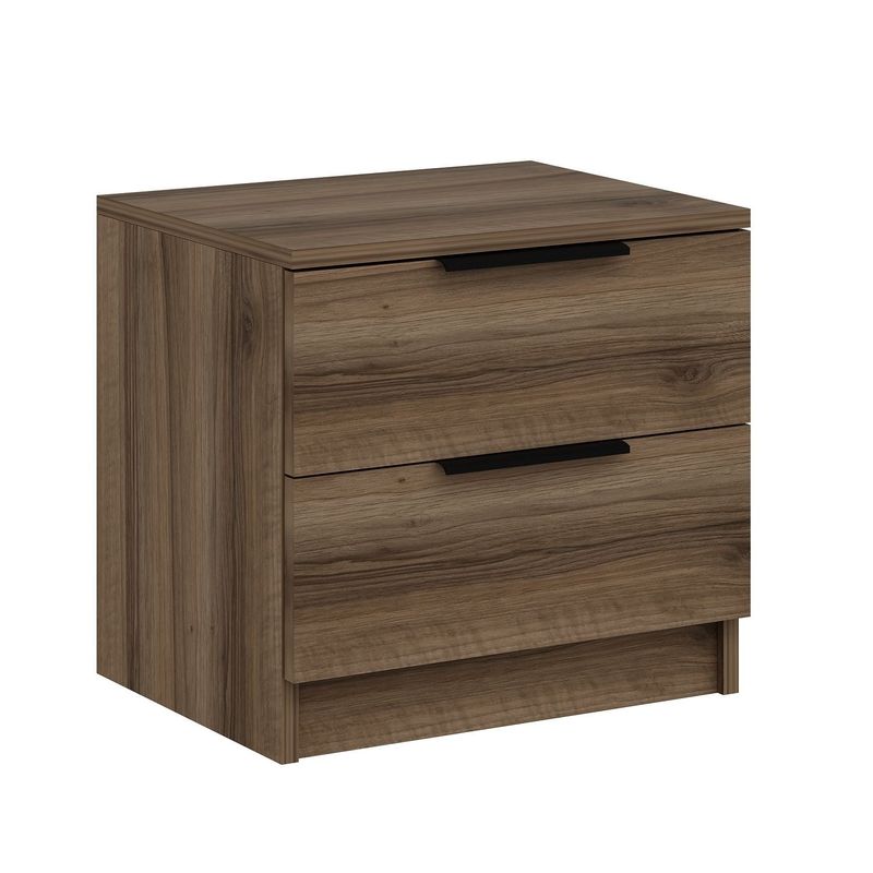 Casa si Gradina - Mobilier - Comode si corpuri - Noptiere - Noptieră Hanah Home, PAL melaminat, 54 x 47 x 40 cm, nuc, 506MNR1504 - Infinity.ro