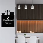 Casa si Gradina - Decoratiuni - Stickere decorative - Sticker decorativ perete Wallxpert, 40 x 50 cm, negru, 740ELB1104 - Infinity.ro