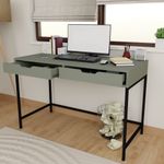 Casa si Gradina - Mobilier - Mese si birouri - Birouri - Birou studiu Hanah Home, PAL melaminat, 120 x 55 x 77.4 cm, verde, 350MWD1309 - Infinity.ro