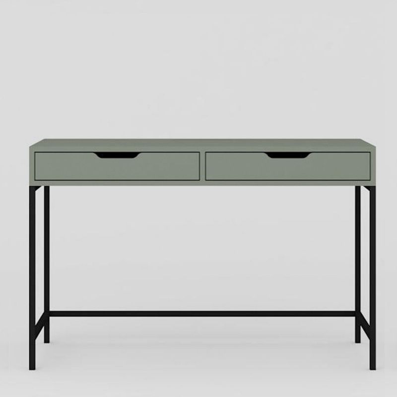 Casa si Gradina - Mobilier - Mese si birouri - Birouri - Birou studiu Hanah Home, PAL melaminat, 120 x 55 x 77.4 cm, verde, 350MWD1309 - Infinity.ro