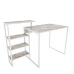 Casa si Gradina - Mobilier - Mese si birouri - Birouri - Birou studiu Hanah Home, PAL melaminat, 133 x 60 x 76.8 cm, alb, 322RTC1308 - Infinity.ro
