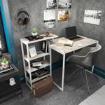 Casa si Gradina - Mobilier - Mese si birouri - Birouri - Birou studiu Hanah Home, PAL melaminat, 133 x 60 x 76.8 cm, alb, 322RTC1308 - Infinity.ro