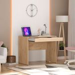 Casa si Gradina - Mobilier - Mese si birouri - Birouri - Birou studiu Hanah Home, PAL melaminat, 90 x 55 x 75 cm, stejar, 479ADR2713 - Infinity.ro