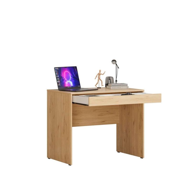 Casa si Gradina - Mobilier - Mese si birouri - Birouri - Birou studiu Hanah Home, PAL melaminat, 90 x 55 x 75 cm, stejar, 479ADR2713 - Infinity.ro