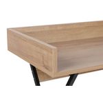 Casa si Gradina - Mobilier - Mese si birouri - Birouri - Birou studiu Hanah Home, PAL melaminat, 100 x 89 x 50 cm, stejar/negru, 811MDD3821 - Infinity.ro