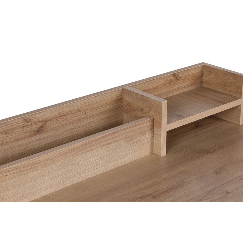 Casa si Gradina - Mobilier - Mese si birouri - Birouri - Birou studiu Hanah Home, PAL melaminat, 100 x 89 x 50 cm, stejar, 811MDD3814 - Infinity.ro
