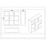 Casa si Gradina - Mobilier - Mese si birouri - Birouri - Set mobilier birou Hanah Home, PAL melaminat, 140 x 73.8 x 60 cm, alb, 956LCS3413 - Infinity.ro