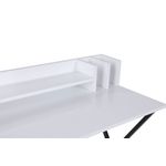Casa si Gradina - Mobilier - Mese si birouri - Birouri - Birou studiu Hanah Home, PAL melaminat, 100 x 89 x 50 cm, alb/negru, 811MDD3823 - Infinity.ro