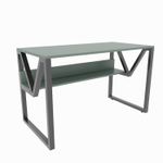 Casa si Gradina - Mobilier - Mese si birouri - Birouri - Birou studiu Hanah Home, PAL melaminat, 120 x 60 x 72.8 cm, verde/negru, 875ZNA4544 - Infinity.ro