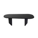 Casa si Gradina - Mobilier - Mese si birouri - Masute de cafea - Măsuță cafea Hanah Home, PAL melaminat, 130 x 65 x 40 cm, lemn negru, 838NRD1110 - Infinity.ro