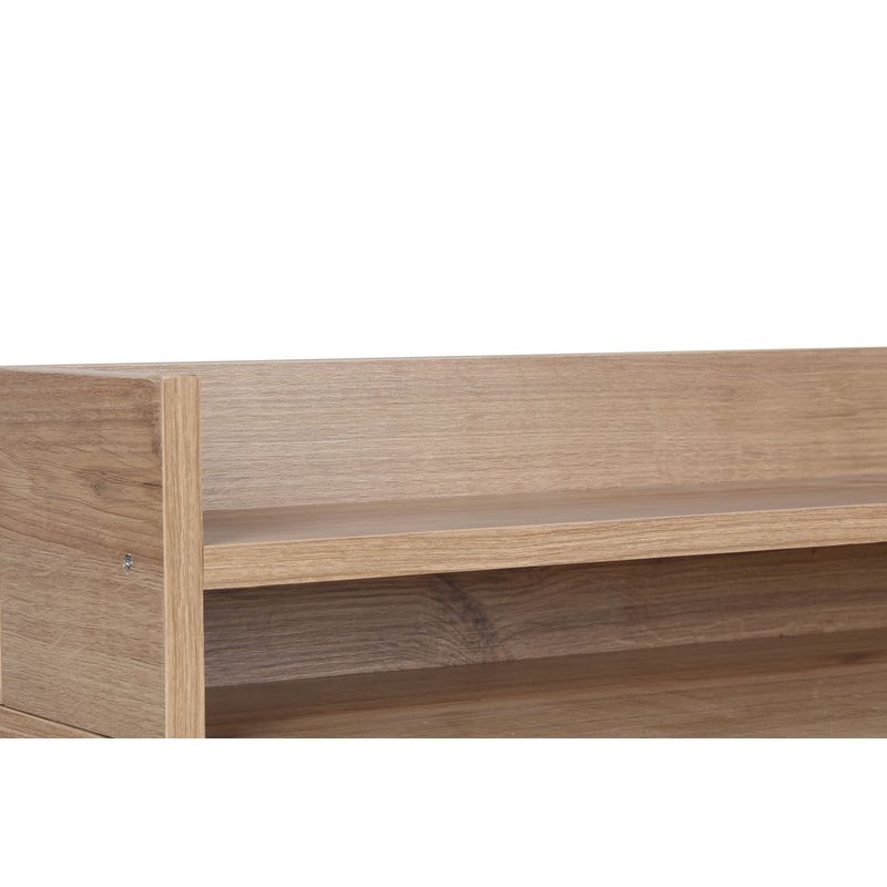 Casa si Gradina - Mobilier - Mese si birouri - Birouri - Birou studiu Hanah Home, PAL melaminat, 100 x 89 x 50 cm, stejar/negru, 811MDD3816 - Infinity.ro