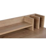 Casa si Gradina - Mobilier - Mese si birouri - Birouri - Birou studiu Hanah Home, PAL melaminat, 100 x 89 x 50 cm, stejar/negru, 811MDD3816 - Infinity.ro
