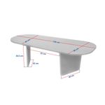 Casa si Gradina - Mobilier - Mese si birouri - Masute de cafea - Măsuță cafea Hanah Home, PAL melaminat, 130 x 65 x 40 cm, atlantic pine, 838NRD1109 - Infinity.ro