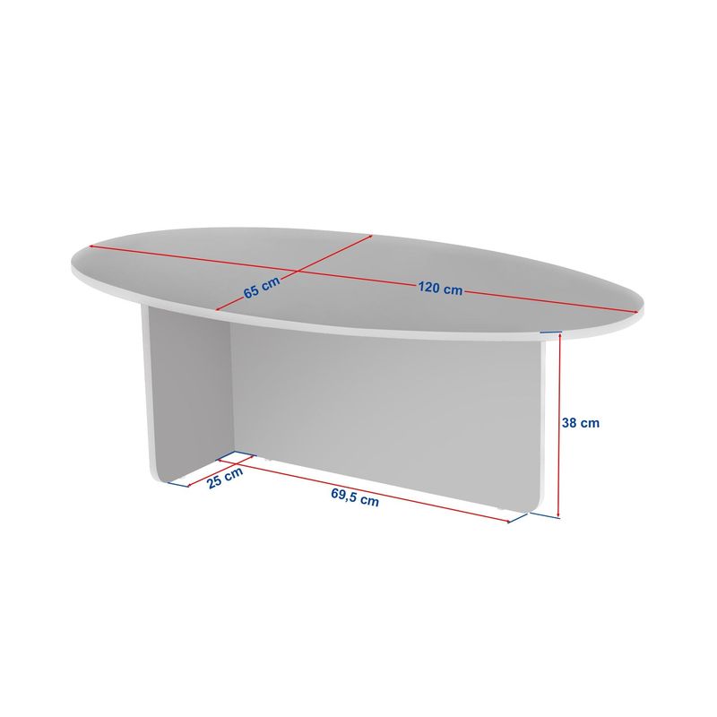 Casa si Gradina - Mobilier - Mese si birouri - Masute de cafea - Măsuță cafea Hanah Home, PAL melaminat, 120 x 65 x 40 cm, atlantic pine, 838NRD1104 - Infinity.ro
