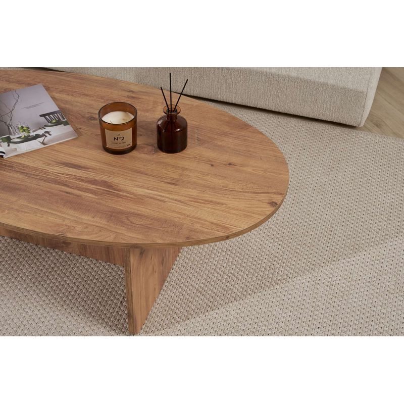 Casa si Gradina - Mobilier - Mese si birouri - Masute de cafea - Măsuță cafea Hanah Home, PAL melaminat, 120 x 65 x 40 cm, atlantic pine, 838NRD1104 - Infinity.ro