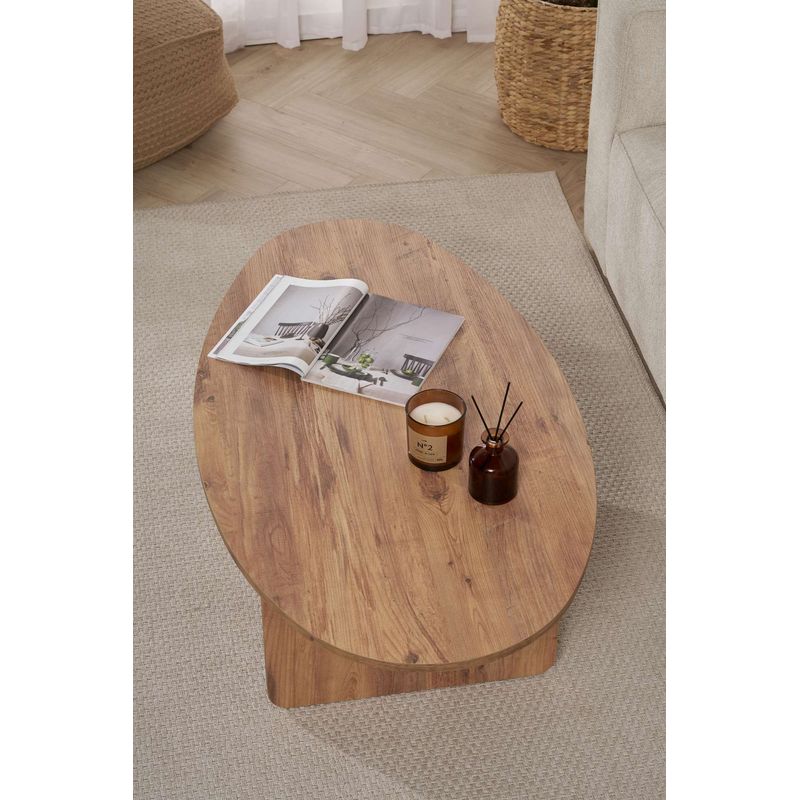 Casa si Gradina - Mobilier - Mese si birouri - Masute de cafea - Măsuță cafea Hanah Home, PAL melaminat, 120 x 65 x 40 cm, atlantic pine, 838NRD1104 - Infinity.ro