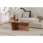 Casa si Gradina - Mobilier - Mese si birouri - Masute de cafea - Măsuță cafea Hanah Home, PAL melaminat, 120 x 65 x 40 cm, atlantic pine, 838NRD1104 - Infinity.ro
