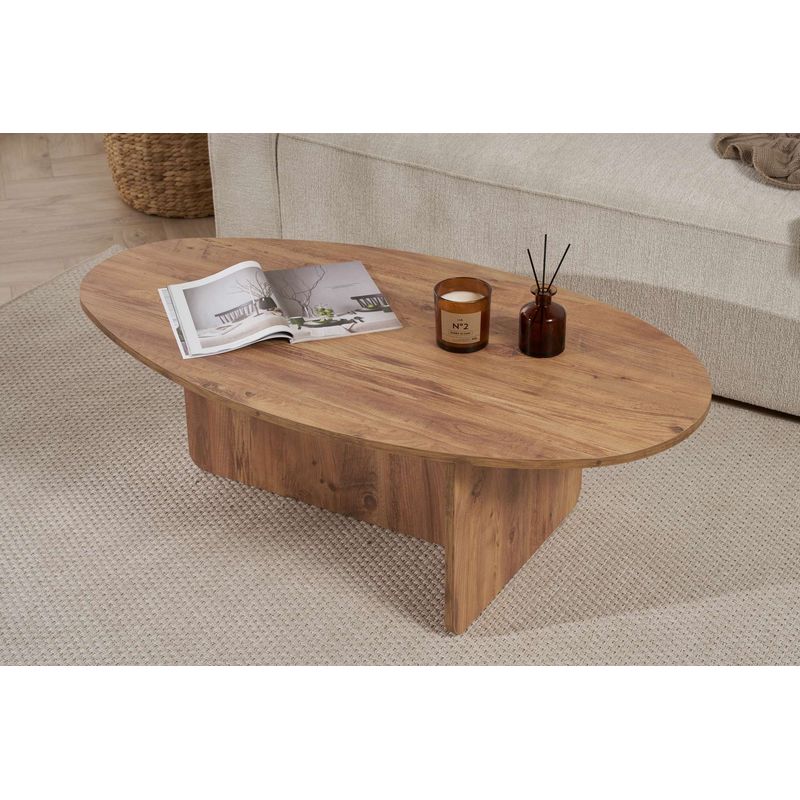 Casa si Gradina - Mobilier - Mese si birouri - Masute de cafea - Măsuță cafea Hanah Home, PAL melaminat, 120 x 65 x 40 cm, atlantic pine, 838NRD1104 - Infinity.ro