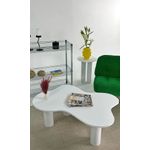 Casa si Gradina - Mobilier - Mese si birouri - Masute de cafea - Măsuță cafea Hanah Home, MDF, 110 x 70 x 40 cm, alb, 313RTX1152 - Infinity.ro
