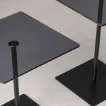 Casa si Gradina - Mobilier - Mese si birouri - Masute de cafea - Set măsuțe cafea Hanah Home, PAL melaminat, 40 x 40 x 45 cm, negru/fume, 552NOS2577 - Infinity.ro