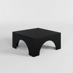 Casa si Gradina - Mobilier - Mese si birouri - Masute de cafea - Măsuță cafea Hanah Home, PAL melaminat, 80 x 80 x 37 cm, negru, 552NOS2498 - Infinity.ro