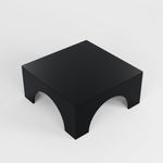 Casa si Gradina - Mobilier - Mese si birouri - Masute de cafea - Măsuță cafea Hanah Home, PAL melaminat, 80 x 80 x 37 cm, negru, 552NOS2498 - Infinity.ro