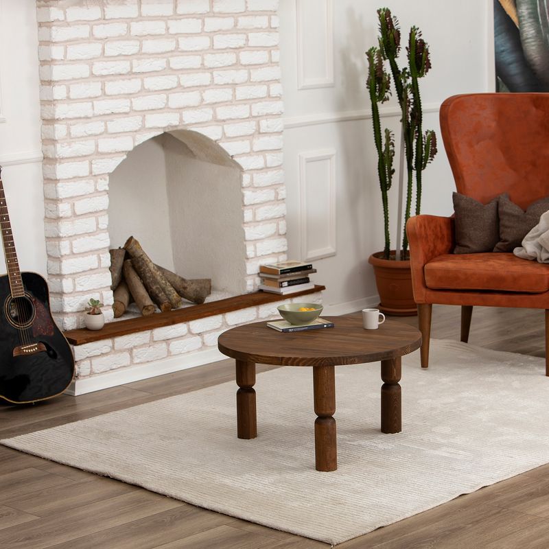 Casa si Gradina - Mobilier - Mese si birouri - Masute de cafea - Măsuță cafea Hanah Home, 70 x 70 x 40 cm, nuc, 552NOS2390 - Infinity.ro