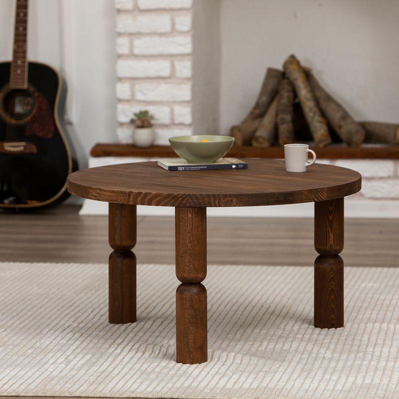 Casa si Gradina - Mobilier - Mese si birouri - Masute de cafea - Măsuță cafea Hanah Home, 70 x 70 x 40 cm, nuc, 552NOS2390 - Infinity.ro