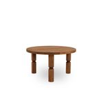 Casa si Gradina - Mobilier - Mese si birouri - Masute de cafea - Măsuță cafea Hanah Home, lemn masiv, 70 x 70 x 40 cm, chesnut, 552NOS2389 - Infinity.ro