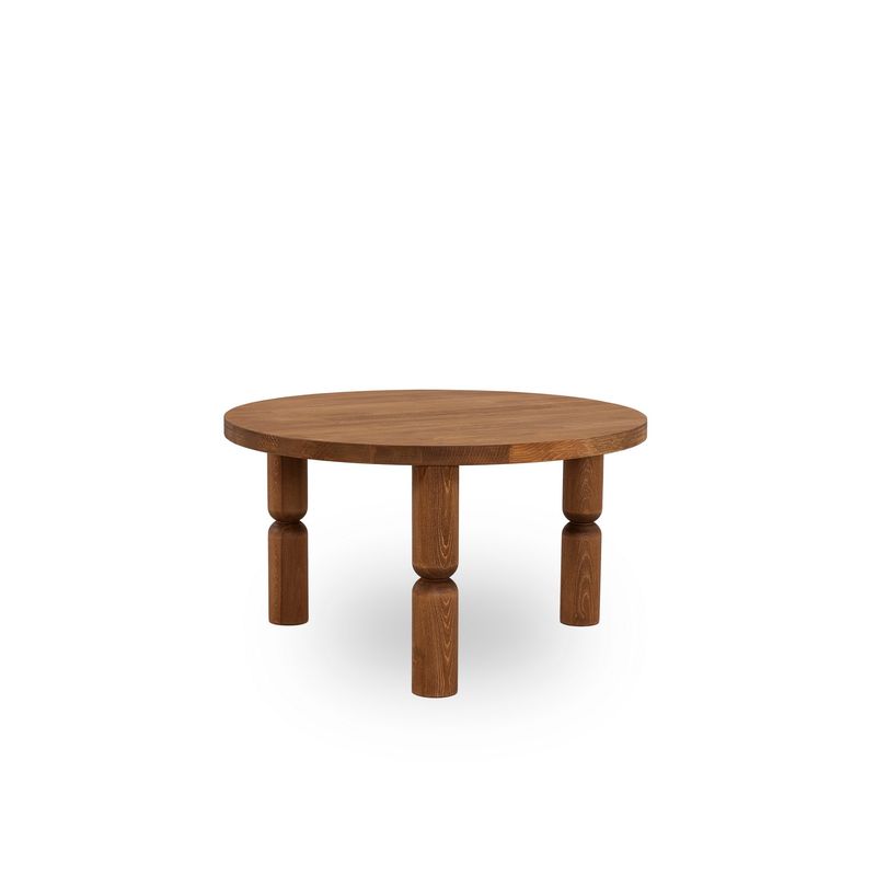 Casa si Gradina - Mobilier - Mese si birouri - Masute de cafea - Măsuță cafea Hanah Home, lemn masiv, 70 x 70 x 40 cm, chesnut, 552NOS2389 - Infinity.ro