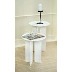 Casa si Gradina - Mobilier - Mese si birouri - Masute de cafea - Set măsuțe cafea Hanah Home, MDF, 40 x 40 x 45 cm, alb, 313RTX1141 - Infinity.ro