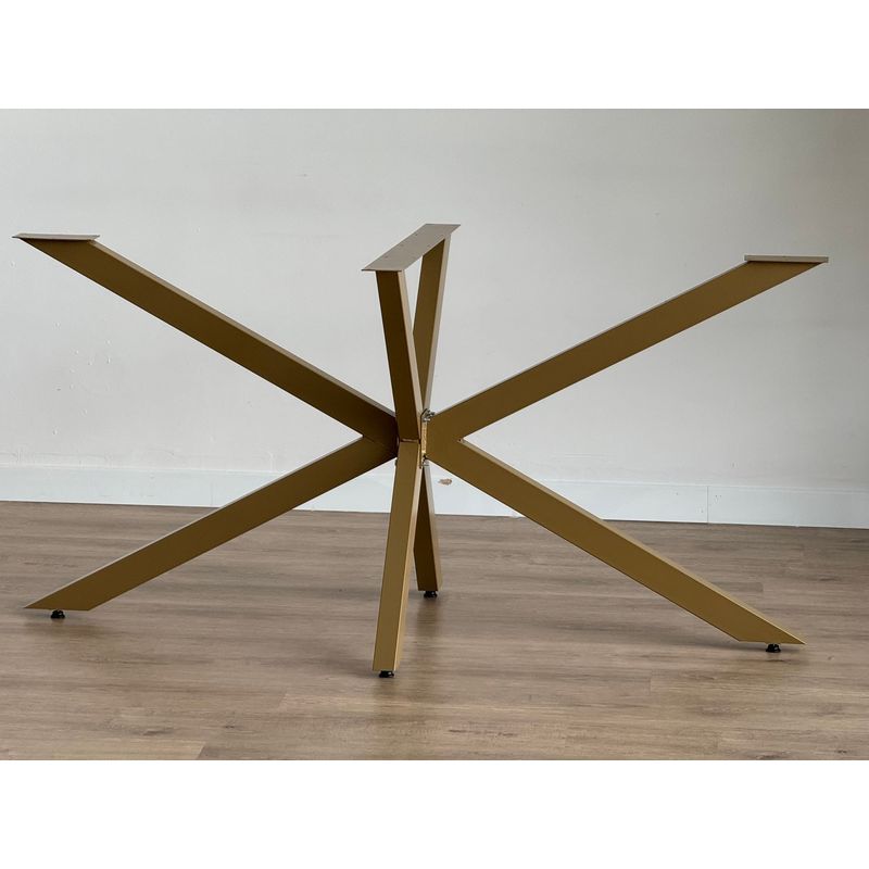 Casa si Gradina - Mobilier - Mese si birouri - Mese bucatarie si dining - Picioare metal masă Hanah Home, metal, 150 x 78 x 71 cm, auriu, 540MDR1503 - Infinity.ro