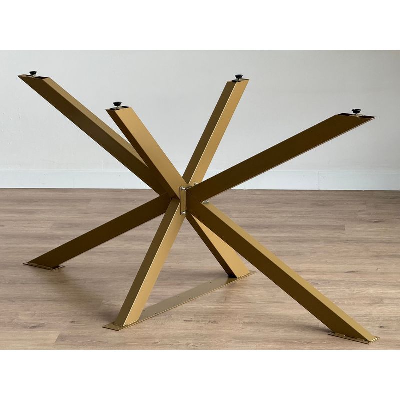 Casa si Gradina - Mobilier - Mese si birouri - Mese bucatarie si dining - Picioare metal masă Hanah Home, metal, 150 x 78 x 71 cm, auriu, 540MDR1503 - Infinity.ro