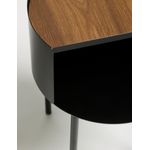 Casa si Gradina - Mobilier - Mese si birouri - Mese living - Măsuță laterală Hanah Home, MDF, 40 x 40 x 56 cm, negru, 438CTF1101 - Infinity.ro