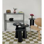 Casa si Gradina - Mobilier - Mese si birouri - Mese living - Set măsuțe laterale Hanah Home, MDF, 35 x 35 x 57 cm, negru, 313RTX1149 - Infinity.ro