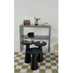 Casa si Gradina - Mobilier - Mese si birouri - Mese living - Set măsuțe laterale Hanah Home, MDF, 35 x 35 x 57 cm, negru, 313RTX1149 - Infinity.ro