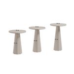 Casa si Gradina - Mobilier - Mese si birouri - Mese living - Set măsuțe laterale Hanah Home, MDF, 35 x 35 x 57 cm, alb, 313RTX1147 - Infinity.ro