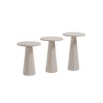Casa si Gradina - Mobilier - Mese si birouri - Mese living - Set măsuțe laterale Hanah Home, MDF, 35 x 35 x 57 cm, alb, 313RTX1147 - Infinity.ro