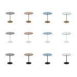 Casa si Gradina - Mobilier - Mese si birouri - Mese living - Măsuță laterală Hanah Home, metal, 50 x 50 x 50 cm, negru/albastru, 552NOS1470 - Infinity.ro