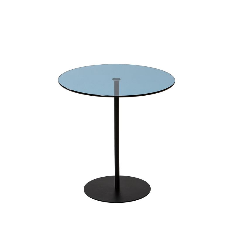 Casa si Gradina - Mobilier - Mese si birouri - Mese living - Măsuță laterală Hanah Home, metal, 50 x 50 x 50 cm, negru/albastru, 552NOS1470 - Infinity.ro