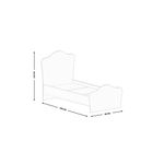 Casa si Gradina - Mobilier - Mobilier copii - Mobilier camera copiilor - Set cameră tânăr Hanah Home, PAL melaminat, 140 x 52 x 180 cm, alb mat, 167RAB2302 - Infinity.ro