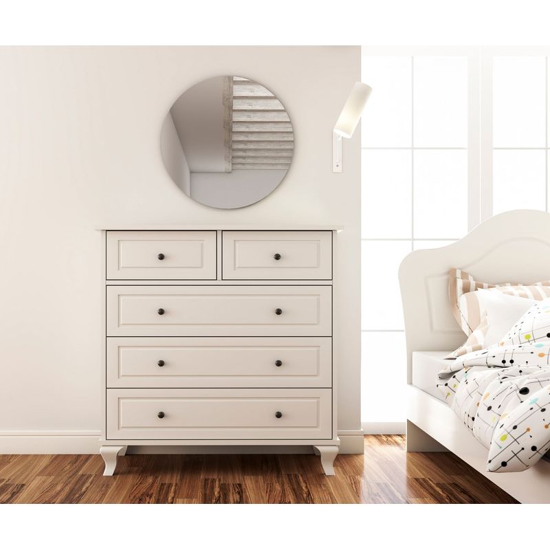 Casa si Gradina - Mobilier - Mobilier copii - Mobilier camera copiilor - Set cameră tânăr Hanah Home, PAL melaminat, 140 x 52 x 184 cm, alb mat, 167RAB2301 - Infinity.ro