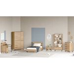 Casa si Gradina - Mobilier - Mobilier copii - Mobilier camera copiilor - Set cameră tânăr Hanah Home, PAL melaminat, 205.6 x 108.5 x 86 cm, stejar, 956LCS2559 - Infinity.ro