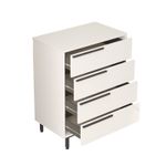 Casa si Gradina - Mobilier - Mobilier copii - Mobilier camera copiilor - Set cameră tânăr Hanah Home, PAL melaminat, 205.6 x 108.5 x 86 cm, alb, 956LCS2561 - Infinity.ro