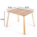 Casa si Gradina - Mobilier - Mobilier copii - Mobilier camera copiilor - Masă copii Hanah Home, MDF, 45 x 60 x 54 cm, stejar, 160RSW1113 - Infinity.ro