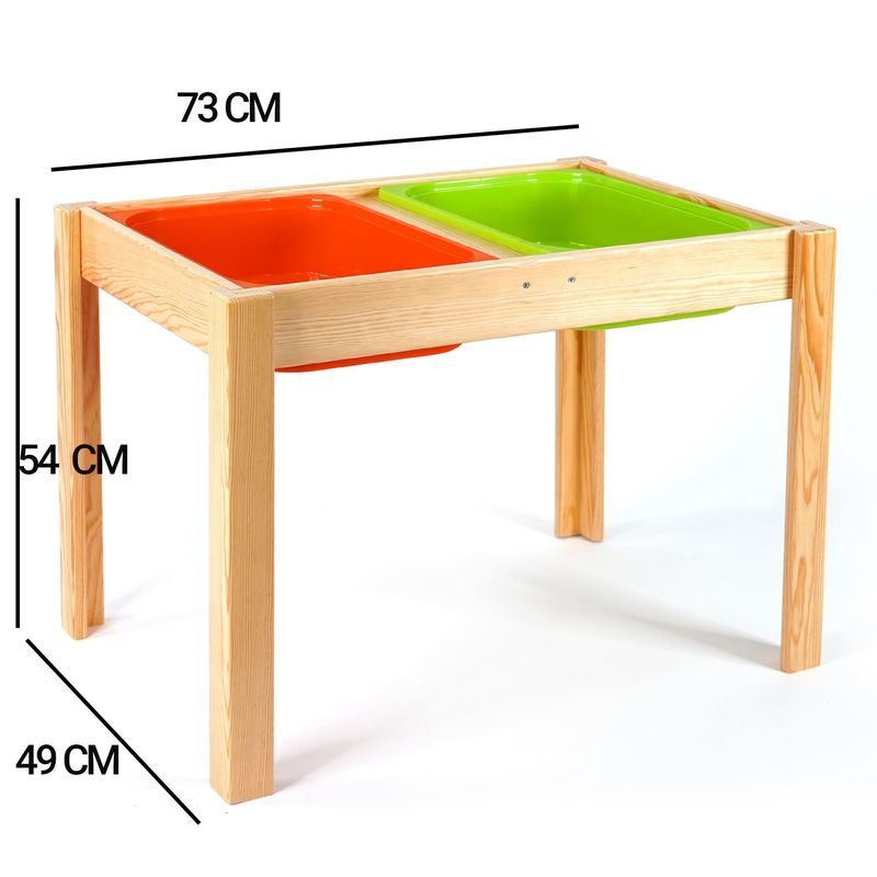 Casa si Gradina - Mobilier - Mobilier copii - Mobilier camera copiilor - Masă copii Hanah Home, pin, 73 x 49 x 54 cm, stejar, 160RSW1135 - Infinity.ro